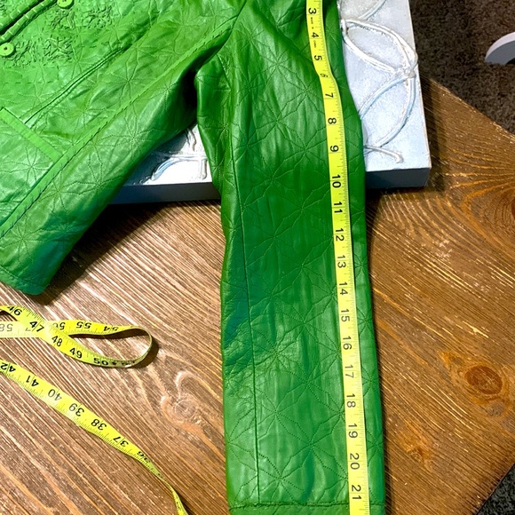 Peter Nygard Green Embroidered Blazer - Picture 13 of 16